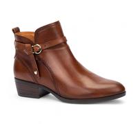 Pikolinos Damen-Stiefel Cuero aus braunem Leder mit Reißverschluss und Stiefeletten - Daroca US 39
