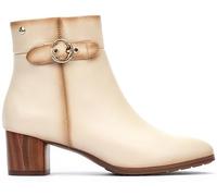 Pikolinos Damen Stiefelette elegant aus Leder mit Blockabsatz Calafat W1Z-8588, Größe:38 EU, Farbe:Beige