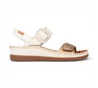 Pikolinos Damen Weiße Leder Leichte Sommer-Keilsandalen - Cadaques EU41