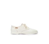 Pikolinos Flache Schuhe in Leder Gandia für Frauen Farbe Blanco