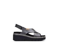 Pikolinos Gomera Damen-Sandalen mit Keilabsatz, Leder, Calcita, 37 EU