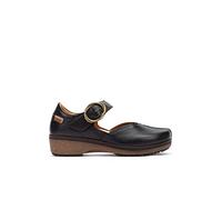 Pikolinos Granada Damen Flache Schuhe | Leder | Memory Foam | Schwarz