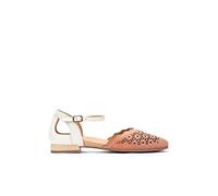 Pikolinos Halboffene Schuhe in Leder BENISSA für Frauen Farbe Naranja