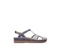 Pikolinos Halboffene Schuhe in Leder CADAQUES für Frauen Farbe Pacific