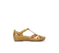 Pikolinos Halboffene Schuhe in Leder P. Vallarta für Frauen Farbe Citron
