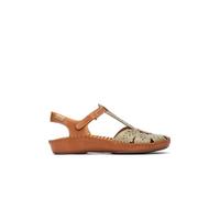 Pikolinos Halboffene Schuhe in Leder P. Vallarta für Frauen Farbe Verde