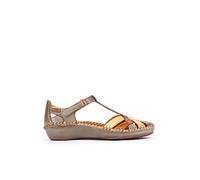 Pikolinos Halboffene Schuhe in Leder P. Vallarta für Frauen Farbe SAGE