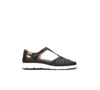 Pikolinos Halboffene Schuhe in Leder Tenerife für Frauen Farbe Black