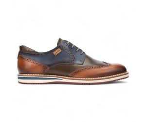 Pikolinos Herren Brandy Brown Leder Brogue Schnür-Oxford-Schuhe - Avila EU41