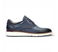 Pikolinos Herren-Sneaker aus blauem Leder mit Schnürung - Manacor EU46