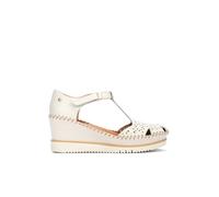 Pikolinos Keilsandalen in Leder AGUADULCE für Frauen Farbe NATA