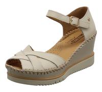 Pikolinos Keilsandalen in Leder AGUADULCE für Frauen Farbe NATA