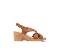 Pikolinos Keilsandalen in Leder ARENALES für Frauen Farbe Marrón