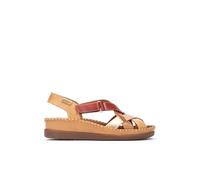 Keilsandalen in Leder CADAQUES für Frauen Farbe Beige