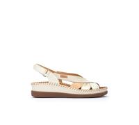 Pikolinos Keilsandalen in Leder CADAQUES für Frauen Farbe NATA