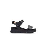 Pikolinos Keilsandalen in Leder PALMA für Frauen Farbe BLACK