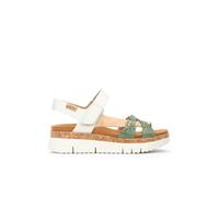 Pikolinos Keilsandalen in Leder PALMA für Frauen Farbe Verde