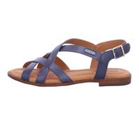 Pikolinos Flache Sandalen in Leder ALGAR für Frauen Farbe Azul