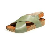 Pikolinos Keilsandalen in Leder Mahon für Frauen Farbe Verde