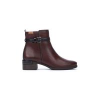 Pikolinos Malaga Damen Stiefeletten mit Absatz | Leder | Braun