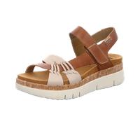 PIKOLINOS Damen Sandale cognac / weiß, Größe 37 cognac / weiß