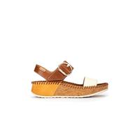 Pikolinos Marina Keilsandalen Damen | Leder | Klettverschluss | Weiß