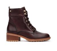 Schnürstiefelette PIKOLINOS "PIKOLINOS Stiefelette Leder", Damen, Gr. 41, braun (dunkelbraun), Leder, Schuhe Schnürstiefelette (96490314-41) dunkelbraun