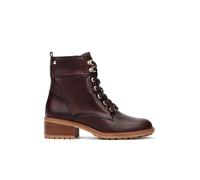 Schnürstiefelette PIKOLINOS "PIKOLINOS Stiefelette Leder", Damen, Gr. 39, braun (dunkelbraun), Leder, casual, Schuhe (96490314-39) dunkelbraun
