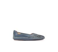 Pikolinos Jerez Schuhe Slipper blau metallic 578-4976CP - Größe 41