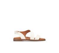 Pikolinos Navia Flache Sandalen Damen | Leder | Mit Elastik | Weiß