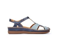 Pikolinos Halboffene Schuhe in Leder CADAQUES für Frauen Farbe Pacific
