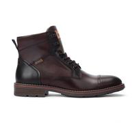 Pikolinos Olmo Herren-Stiefeletten aus braunem Leder mit Reißverschluss und Schnürung - York EU47