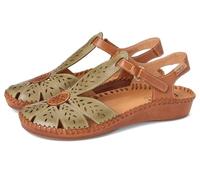 Pikolinos Halboffene Schuhe P. Vallarta – Leder, Sage – Damen Größe 39