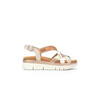 Pikolinos Palma Damen Keilsandalen | Leder | Extra Leicht | Beige