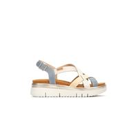 Pikolinos Palma Damen Keilsandalen | Leder | Extra Leicht | Blau