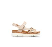 Pikolinos Keilsandalen Palma in Leder für Damen Champagne Größe 42