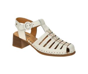 Pikolinos Romana T-Steg Sandalette weiß nata W9G-1577 für Damen, weiß, Größe 36 EU