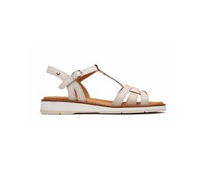 Pikolinos Roquetas Römer Sandale weiß W9B-0789C1 für Damen, beige, Größe 42 EU