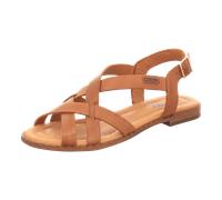 Pikolinos - Sandale flacher Absatz bis 25mm hellbraun/cognac - Gr. - 39