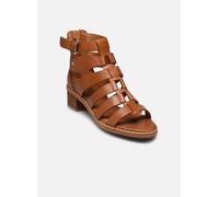Sandalette PIKOLINOS "BLANES" Gr. 38, braun Damen Schuhe Blockabsatz Sommerschuh, Sandale, Blockabsatz, mit Fersenreißverschluss (59662667-38)