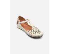Pikolinos Damen-Sandalette VALLARTA 655-0967 T-Riemen gelocht Weiß Größe 37