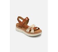 Pikolinos Sandalen Palma W4N-0968C1 Damen Klettverschluss Keilabsatz Beige Größe 40