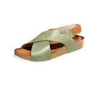 Pikolinos Keilsandalen in Leder Mahon für Frauen Farbe Verde