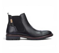 Pikolinos Schwarze Leder-Chelsea-Knöchelstiefel mit Reißverschluss - York EU45