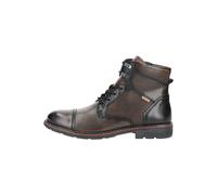 Schnürstiefelette PIKOLINOS "PIKOLINOS Stiefelette Leder", Damen, Gr. 45, braun (grün, schwarz), Leder, Schuhe Schnürstiefelette (12336568-45) grün, schwarz