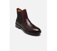 Pikolinos Stiefelette Puertollano – Leder/Textil, dunkelbraun, Gr. 41, flacher Absatz
