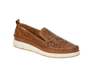 Pikolinos Tenerife Slipper Schuhe braun gelocht W8D-3896 für Damen, braun, Größe 42 EU