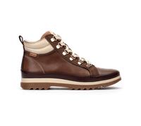 Schnürstiefelette PIKOLINOS "PIKOLINOS Stiefelette Leder", Damen, Gr. 41, braun (braun, beige), Leder, Schuhe Schnürstiefelette (32176829-41) braun, beige