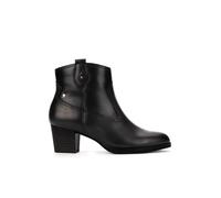 Pikolinos Zamora Damen Stiefeletten mit Absatz | Leder | Schwarz