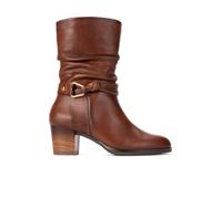 Pikolinos Zamora Stiefel Damen | Leder | Reißverschluss | Absatz | Braun